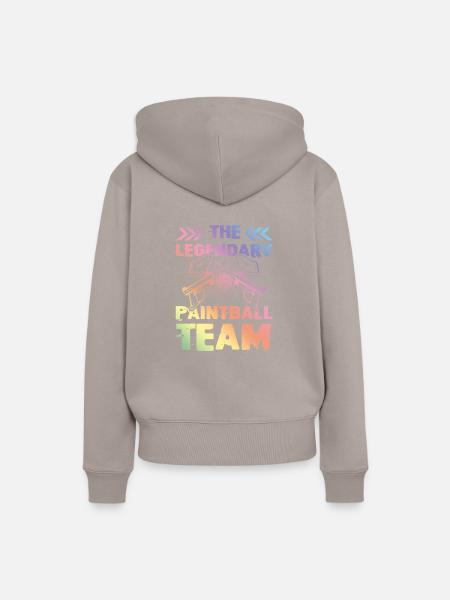 Legendary Paintball Team - Frauen Premium Bio Hoodie - Taupe