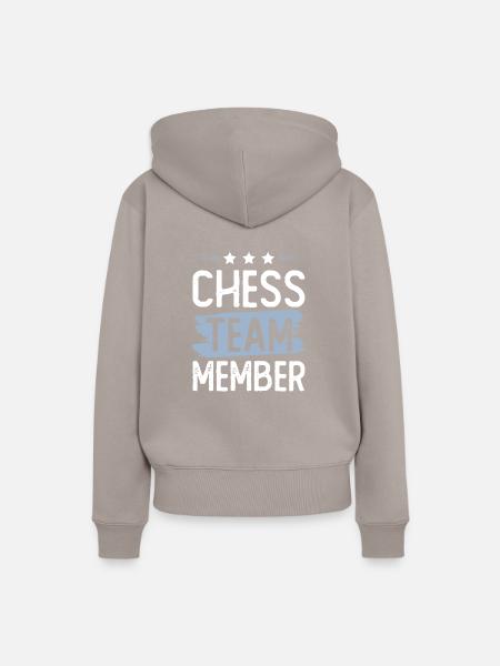 Chess Team - Frauen Premium Bio Hoodie - Taupe