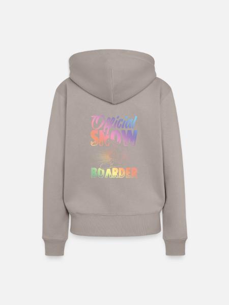 Official Snowboarder - Frauen Premium Bio Hoodie - Taupe