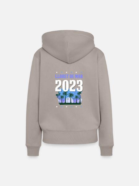 Lloret De Mar 2023 - Frauen Premium Bio Hoodie - Taupe