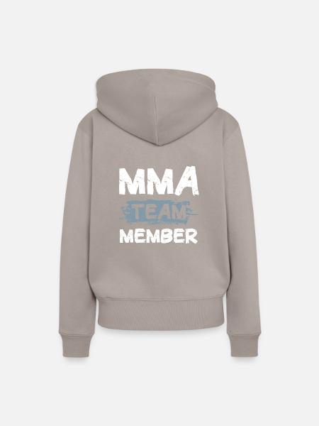 Mma Team - Frauen Premium Bio Hoodie - Taupe