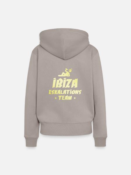 Ibiza Eskalation - Frauen Premium Bio Hoodie - Taupe