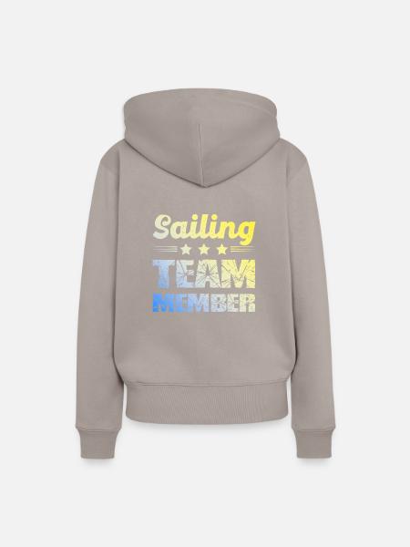 Sailing Team - Frauen Premium Bio Hoodie - Taupe