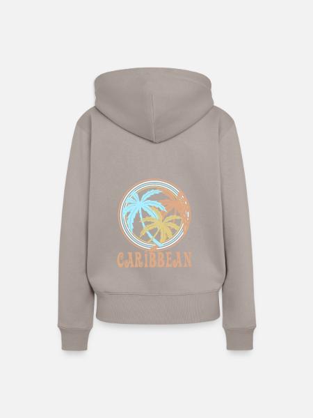 Karibik - Frauen Premium Bio Hoodie - Taupe