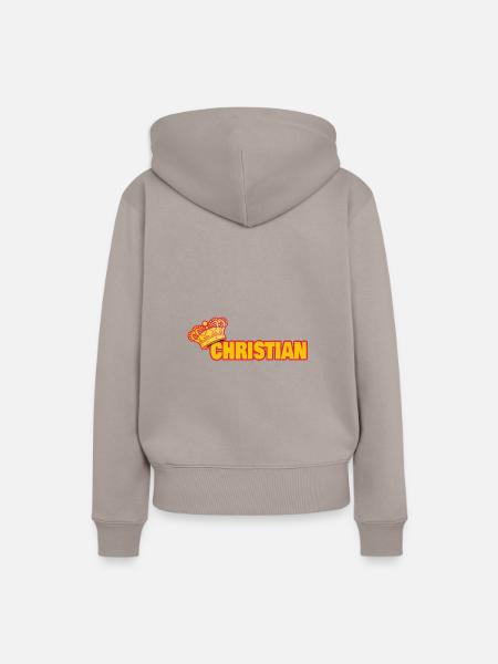Christian Cris - Frauen Premium Bio Hoodie - Taupe