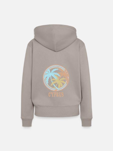 Zypern - Frauen Premium Bio Hoodie - Taupe