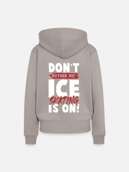 eislauf eisläufer - Frauen Premium Bio Hoodie - Taupe
