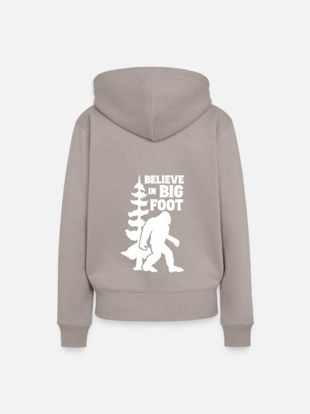 Bigfoot - Frauen Premium Bio Hoodie - Taupe