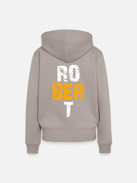 Robert - Frauen Premium Bio Hoodie - Taupe