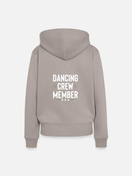 Dancing Crew - Frauen Premium Bio Hoodie - Taupe
