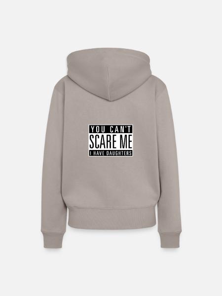 Funny Saying Design - Frauen Premium Bio Hoodie - Taupe