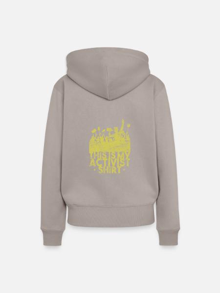 Aktivist - Frauen Premium Bio Hoodie - Taupe