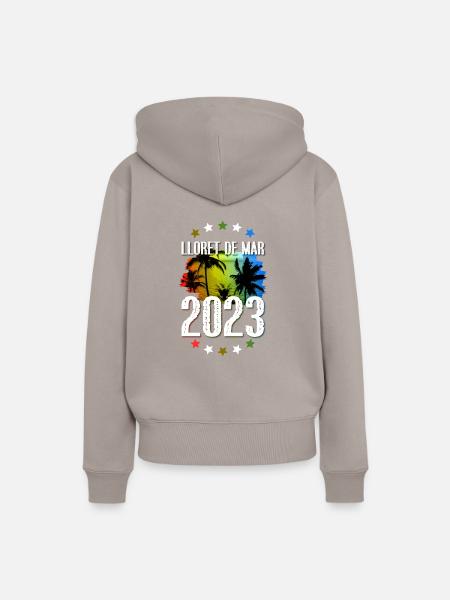Lloret De Mar 2023 - Frauen Premium Bio Hoodie - Taupe