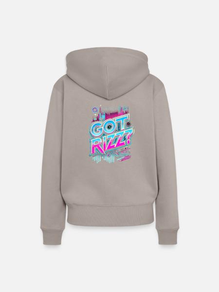 Got Rizz - Frauen Premium Bio Hoodie - Taupe