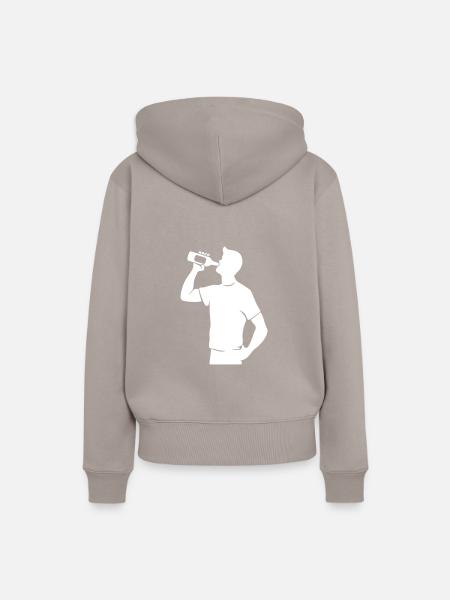 Drinking Party - Frauen Premium Bio Hoodie - Taupe
