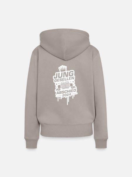 Junggesellen Abschied 2024 - Frauen Premium Bio Hoodie - Taupe