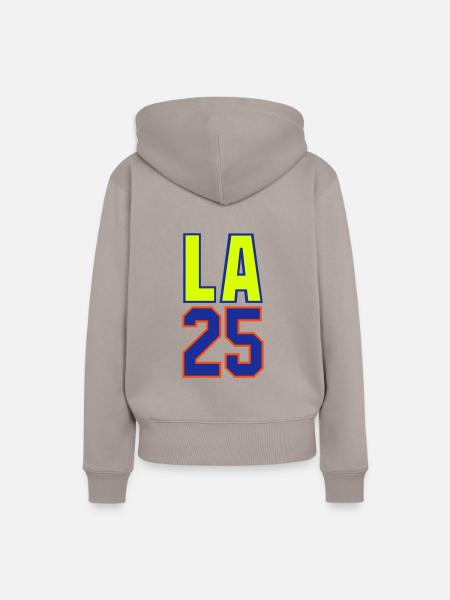LA 25 - Frauen Premium Bio Hoodie - Taupe