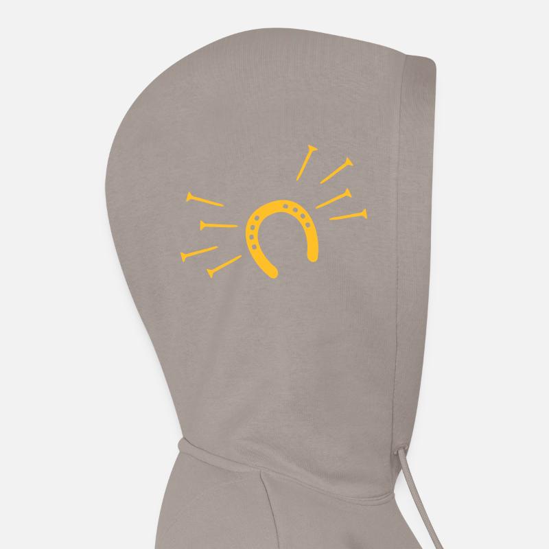 fer à cheval Sweat à capuche Premium bio Femme