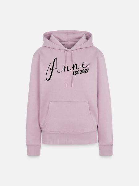 Türkische Mama Anne 2027 - Frauen Premium Bio Hoodie - Altrosa