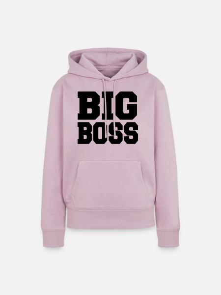 Big Boss - Frauen Premium Bio Hoodie - Altrosa