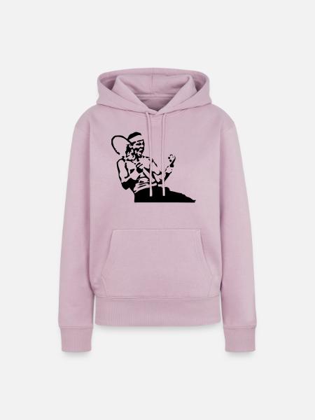 tennis - Frauen Premium Bio Hoodie - Altrosa