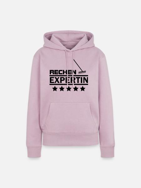 rechen expertin - Frauen Premium Bio Hoodie - Altrosa