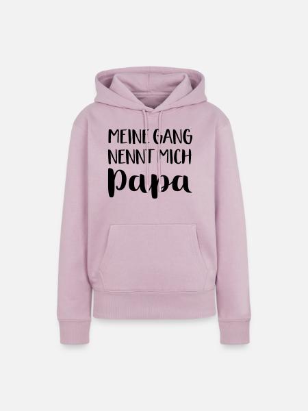 Papa - Frauen Premium Bio Hoodie - Altrosa