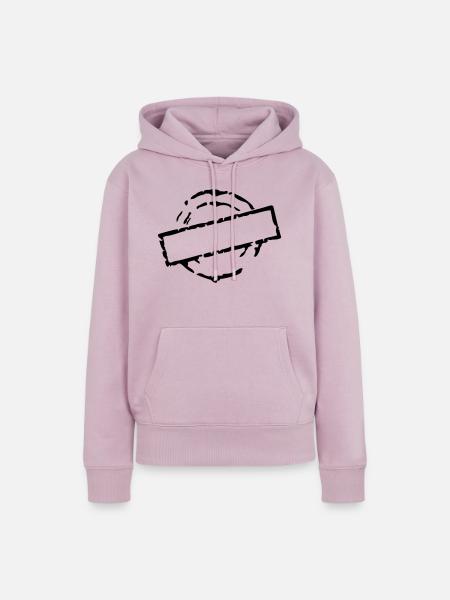 stempel_vec_1 de - Frauen Premium Bio Hoodie - Altrosa