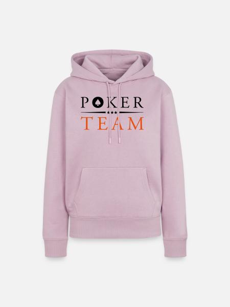 poker team - Frauen Premium Bio Hoodie - Altrosa