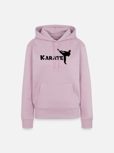 karate - Frauen Premium Bio Hoodie - Altrosa