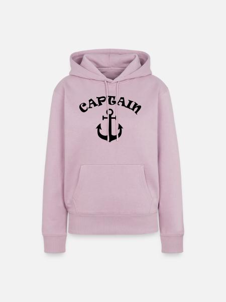 captain - Frauen Premium Bio Hoodie - Altrosa