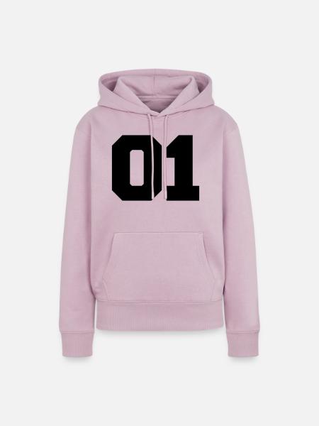 01 - Frauen Premium Bio Hoodie - Altrosa
