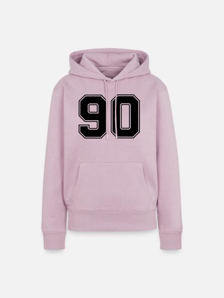 90 - Frauen Premium Bio Hoodie - Altrosa
