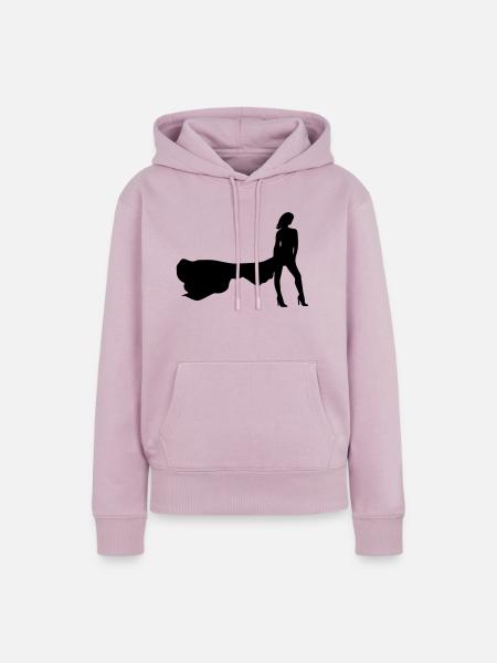 Woman - Frauen Premium Bio Hoodie - Altrosa