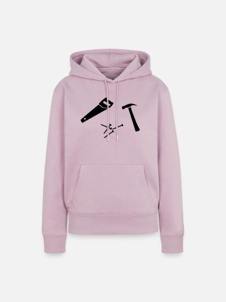 Werkzeug - Frauen Premium Bio Hoodie - Altrosa
