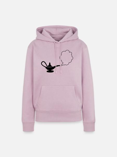 wunderlampe_01 - Frauen Premium Bio Hoodie - Altrosa