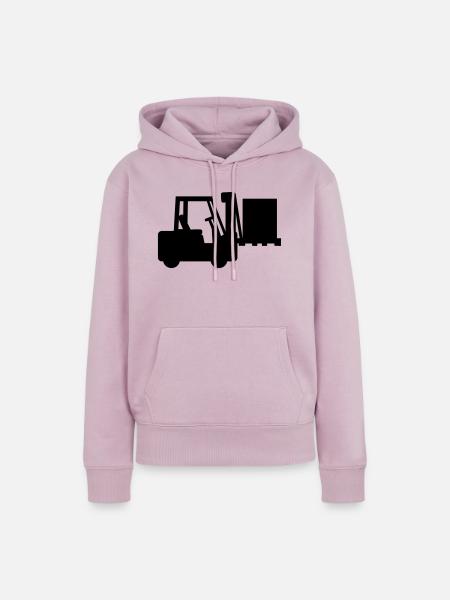 Gabelstapler - Frauen Premium Bio Hoodie - Altrosa