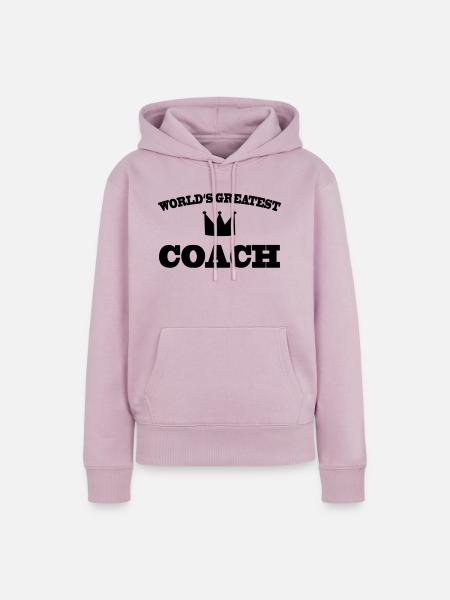 World's greatest Coach - Frauen Premium Bio Hoodie - Altrosa