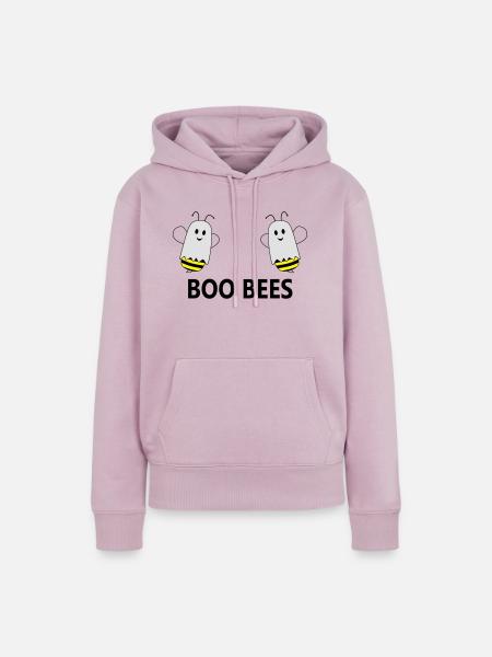 Boo Bees - Frauen Premium Bio Hoodie - Altrosa