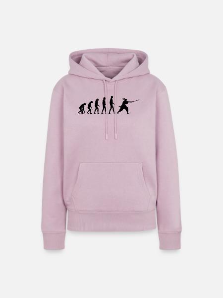 iaido evolution - Frauen Premium Bio Hoodie - Altrosa