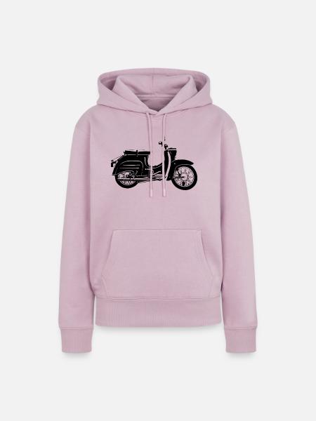 Simson Schwalbe KR51 - Frauen Premium Bio Hoodie - Altrosa