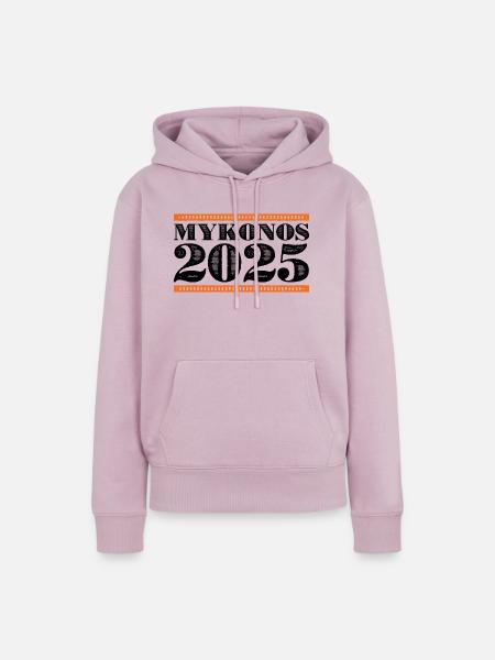 Mykonos 2025 - Frauen Premium Bio Hoodie - Altrosa