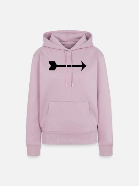 Arrow - Frauen Premium Bio Hoodie - Altrosa