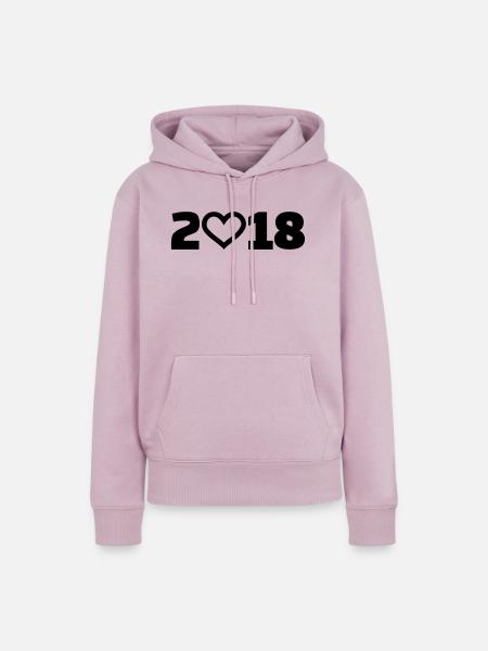 2018 - Frauen Premium Bio Hoodie - Altrosa