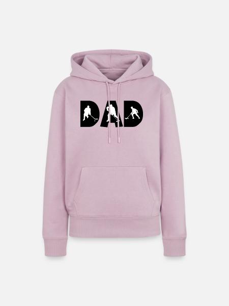 Hockey Dad - Frauen Premium Bio Hoodie - Altrosa