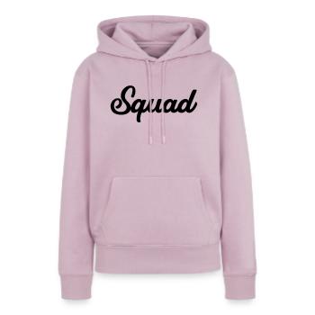 Squad - Frauen Premium Bio Hoodie - Altrosa - Vorne - Julia (174cm)