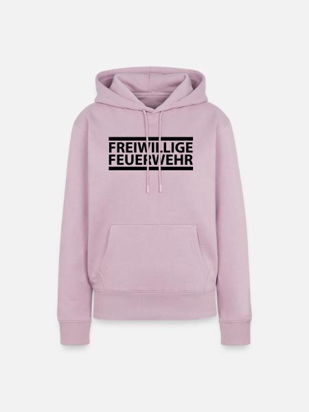 freiwillige feuerwehr - Frauen Premium Bio Hoodie - Altrosa
