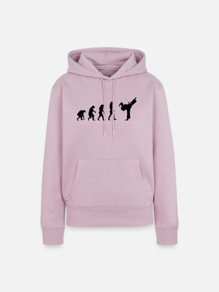 fight evolution frauen - Frauen Premium Bio Hoodie - Altrosa