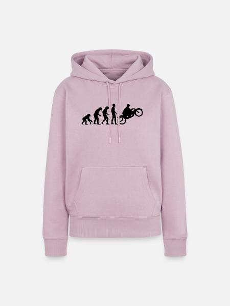 motor evolution 2 - Frauen Premium Bio Hoodie - Altrosa