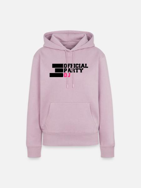 Official Party DJ - Frauen Premium Bio Hoodie - Altrosa
